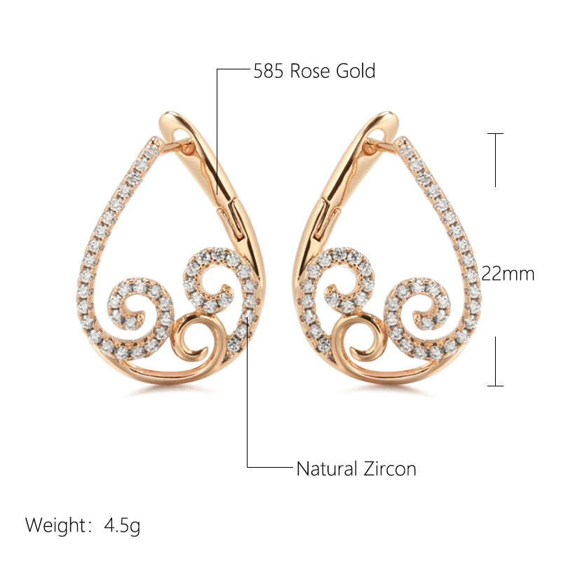 High Quality Daily Fancy Gold Colour Earrings 006