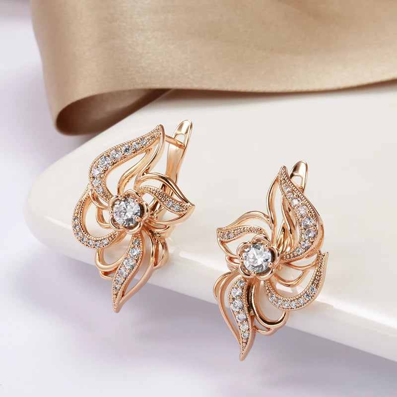 White Fancy 007 Copper Casual Jewel Set