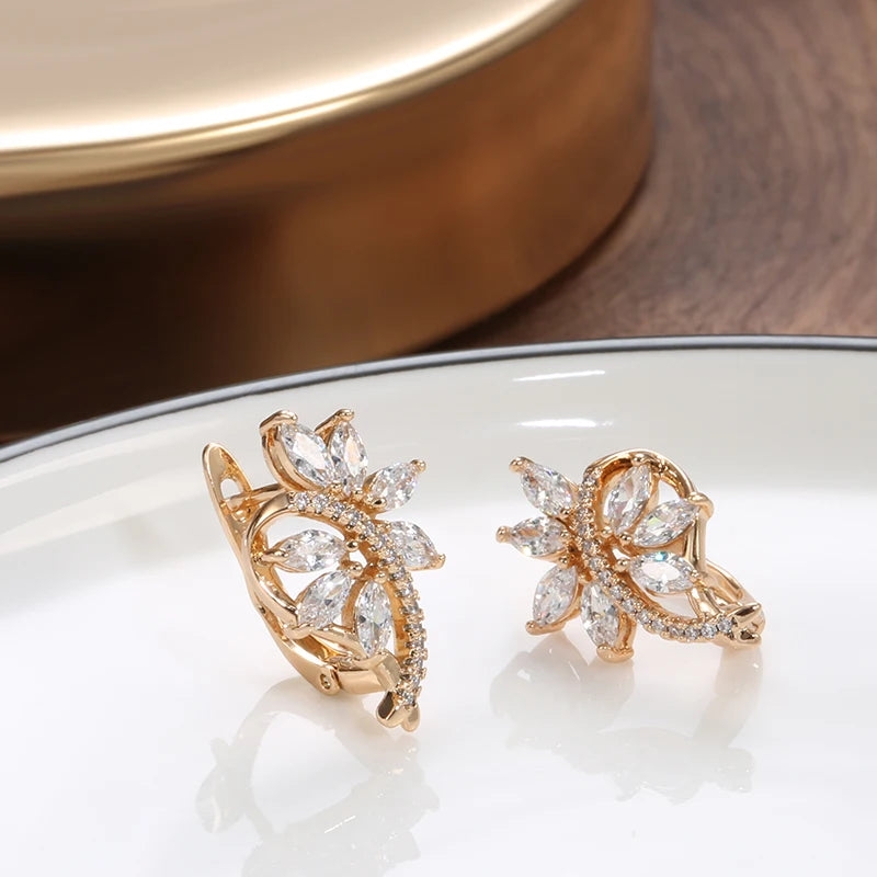 High Quality Daily Fancy Gold Colour Earrings 007
