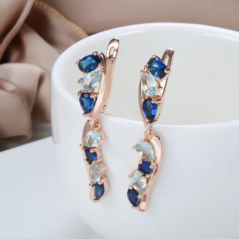 High Quality Daily Fancy Gold Colour Earrings 085