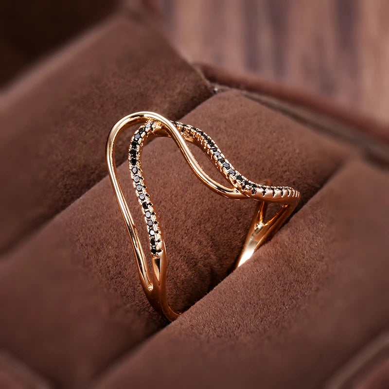 White Fancy 024 583 Rose Gold Casual Jewel Set