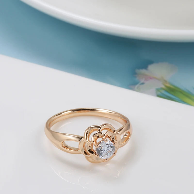 White Fancy 015 583 Rose Gold Casual Jewel Set