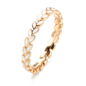 Trend Big Vintage Natural Glossy Metal Ethnic Bride Ring 037