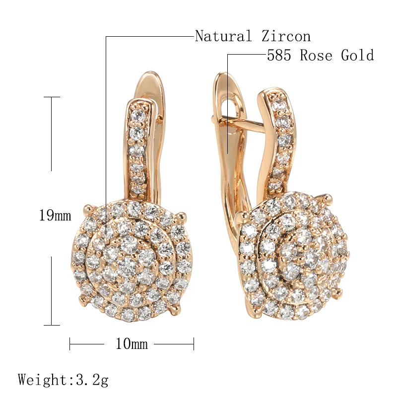 High Quality Daily Fancy Gold Colour Earrings 079