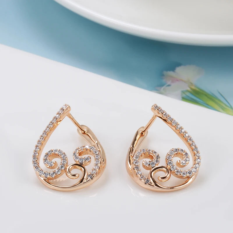 High Quality Daily Fancy Gold Colour Earrings 006