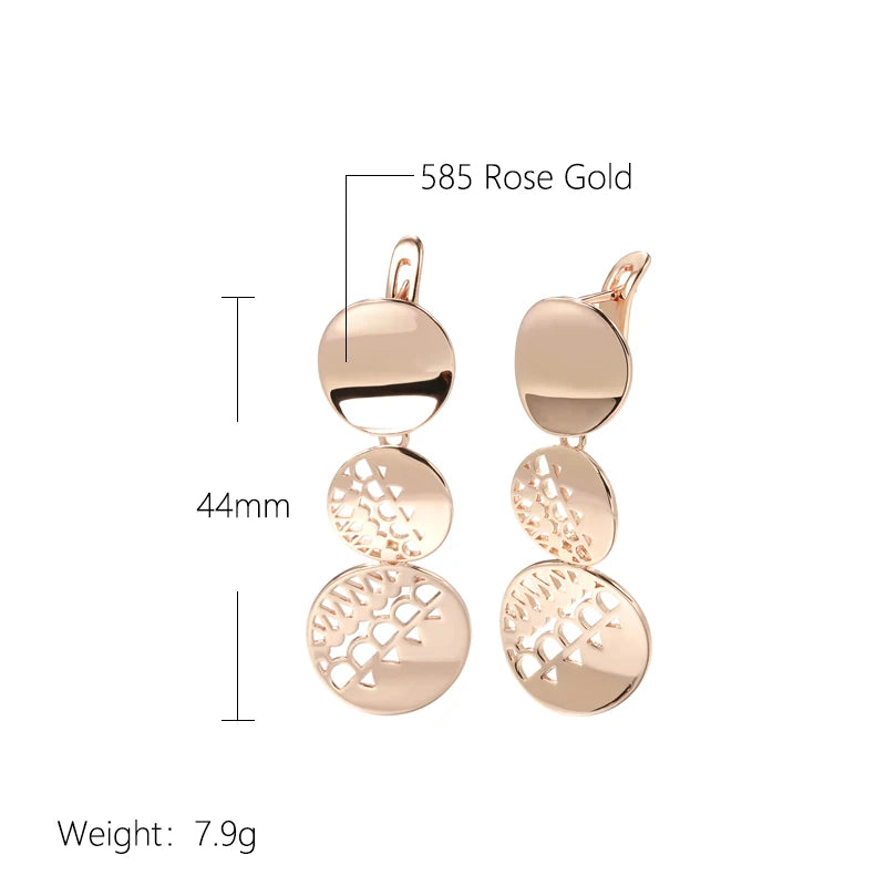 High Quality Daily Fancy Gold Colour Earrings 066