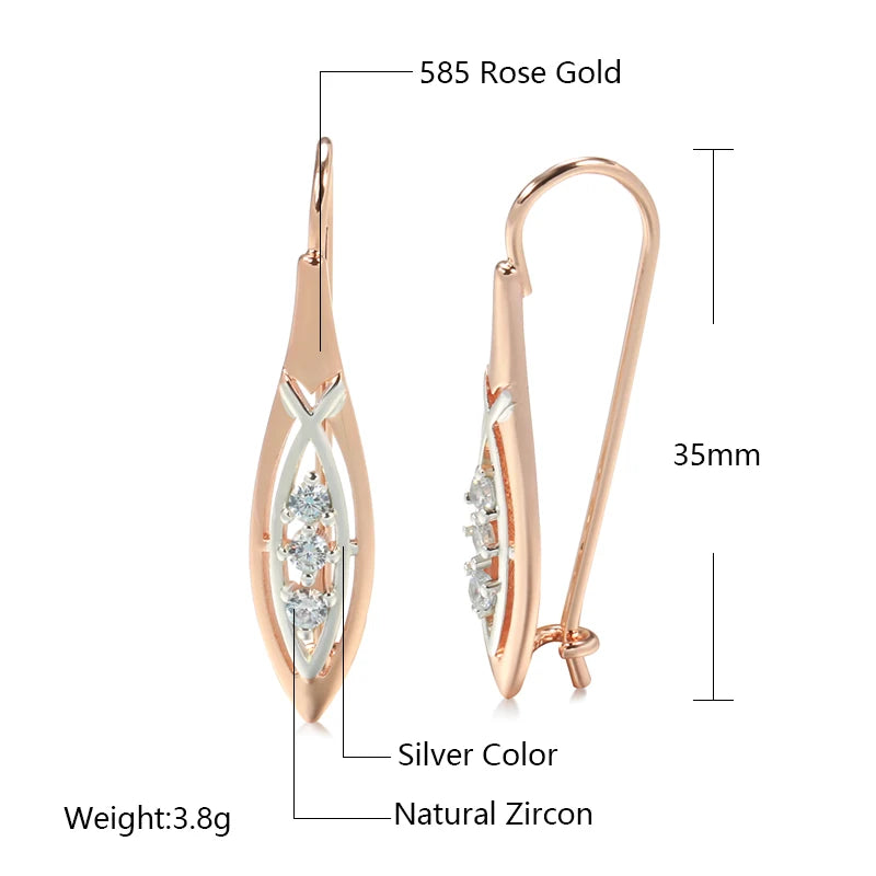 High Quality Daily Fancy Gold Colour Earrings 097