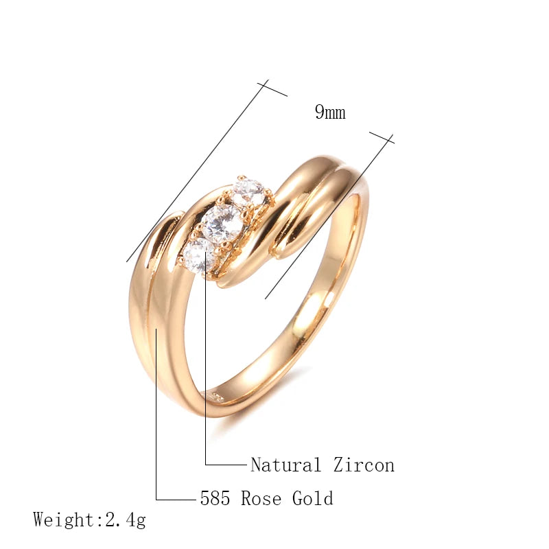 Best Luxury Shiny Gift Natural Ring For Women 061