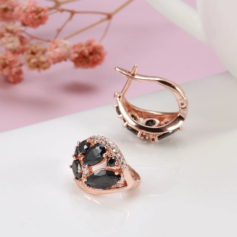 High Quality Daily Fancy Gold Colour Earrings 095