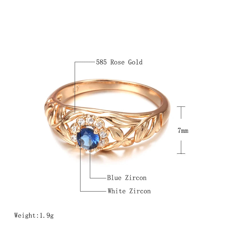 Best Luxury Shiny Gift Natural Ring For Women 079