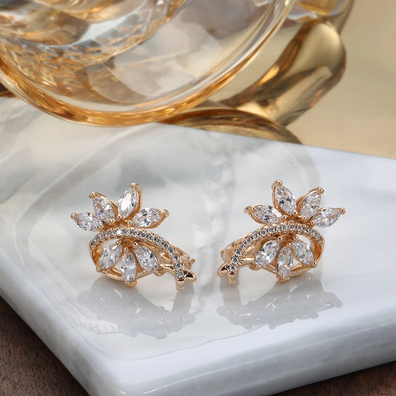 High Quality Daily Fancy Gold Colour Earrings 007