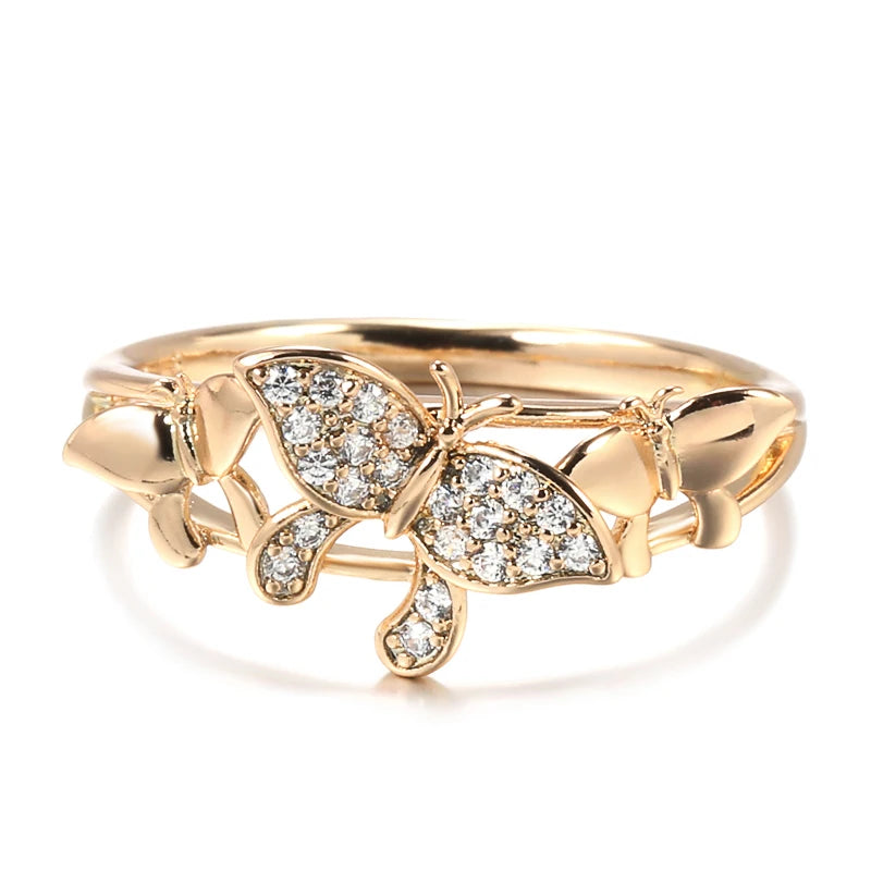 White Fancy 026 583 Rose Gold Casual Jewel Set