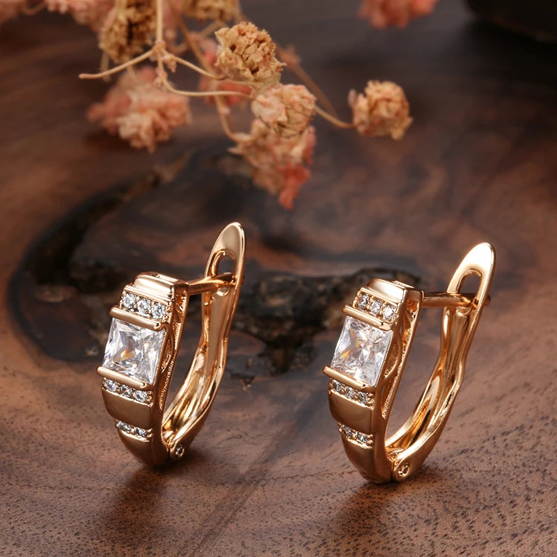 White Fancy 038 583 Rose Gold Casual Jewel Set