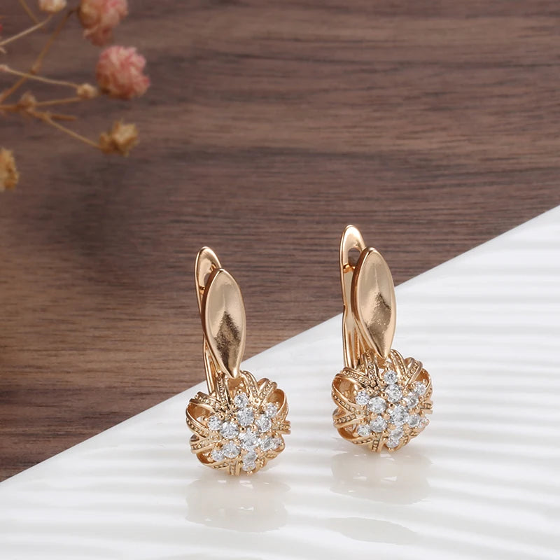 White Fancy 004 Copper Casual Jewel Set