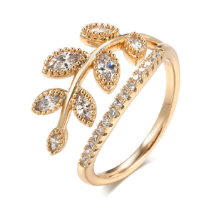 Trend Big Vintage Natural Glossy Metal Ethnic Bride Ring 031