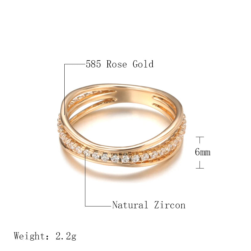 Best Luxury Shiny Gift Natural Ring For Women 050