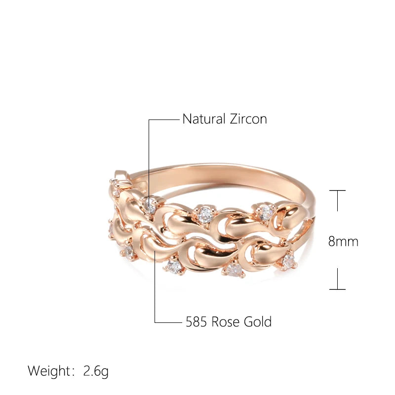Best Luxury Shiny Gift Natural Ring For Women 030