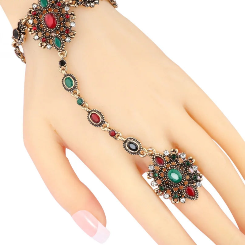 White Fancy 048 583 Rose Gold Casual Jewel Set