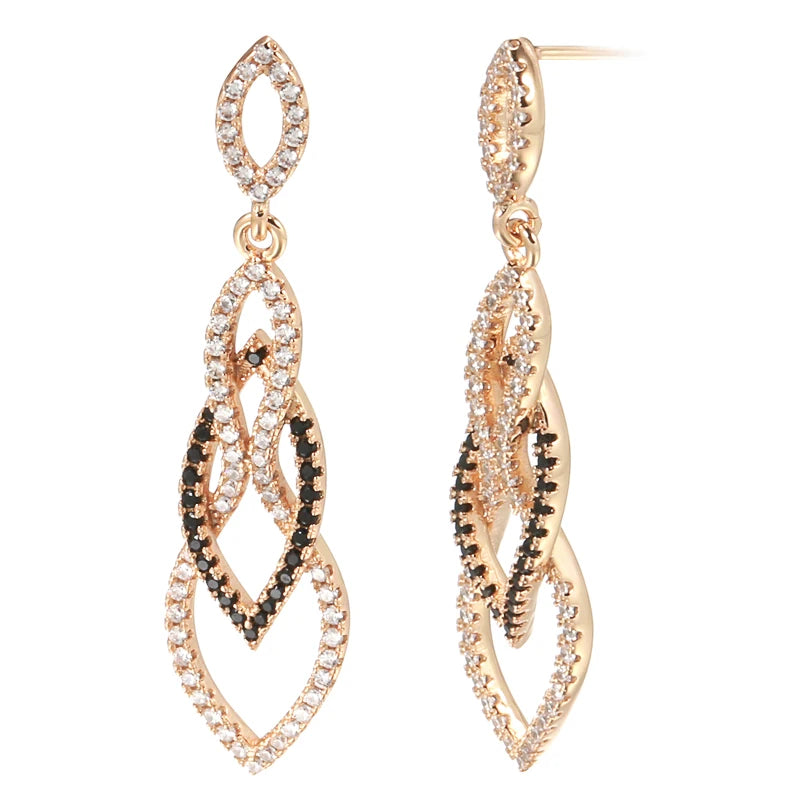 High Quality Daily Fancy Gold Colour Earrings 034