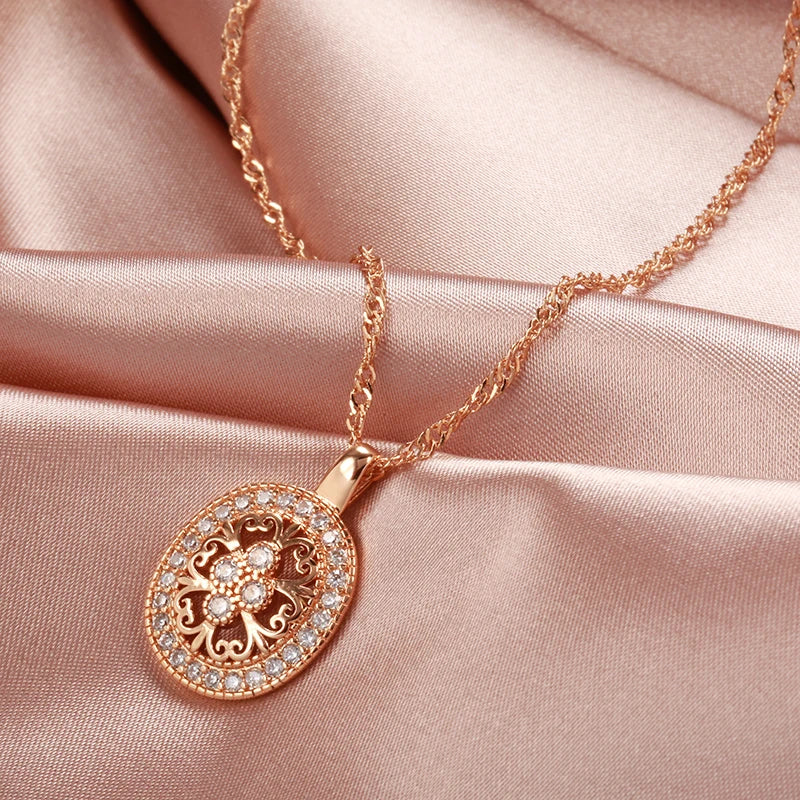 White Fancy 034 583 Rose Gold Casual Jewel Set