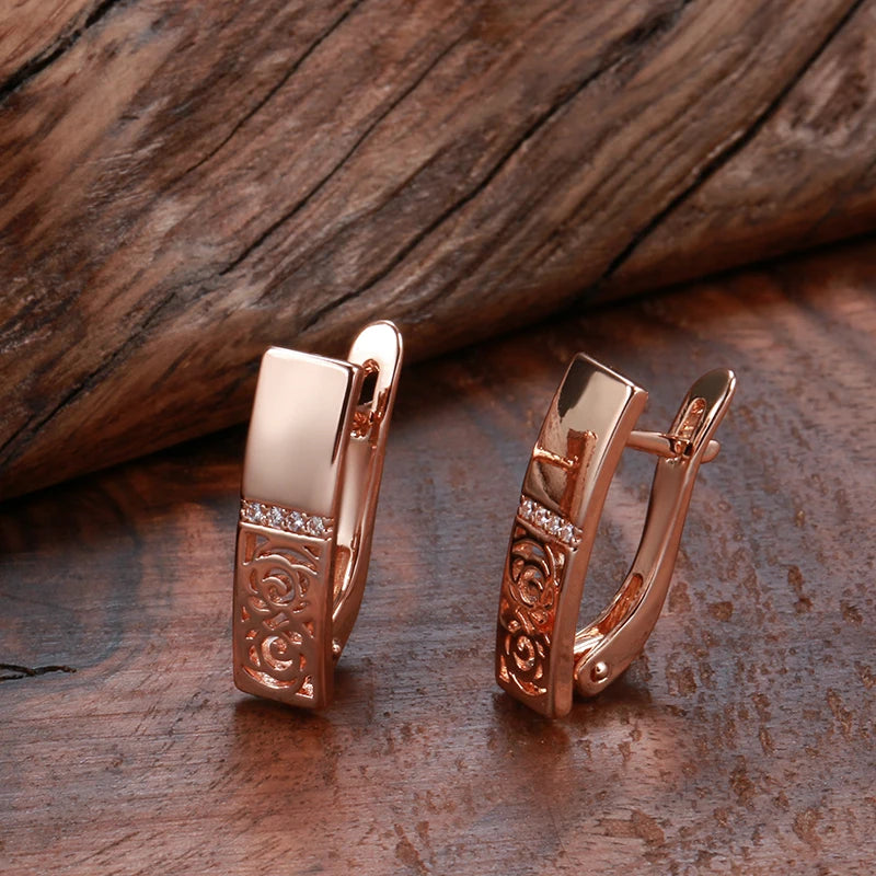High Quality Daily Fancy Gold Colour Earrings 042