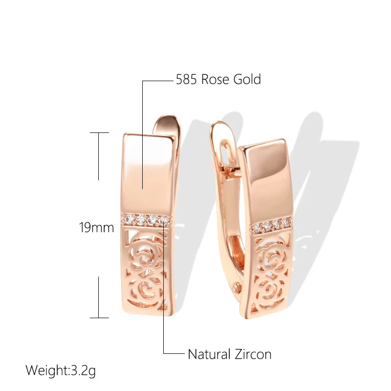 High Quality Daily Fancy Gold Colour Earrings 042