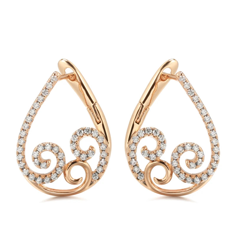 High Quality Daily Fancy Gold Colour Earrings 006