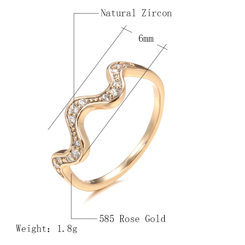 Best Luxury Shiny Gift Natural Ring For Women 058