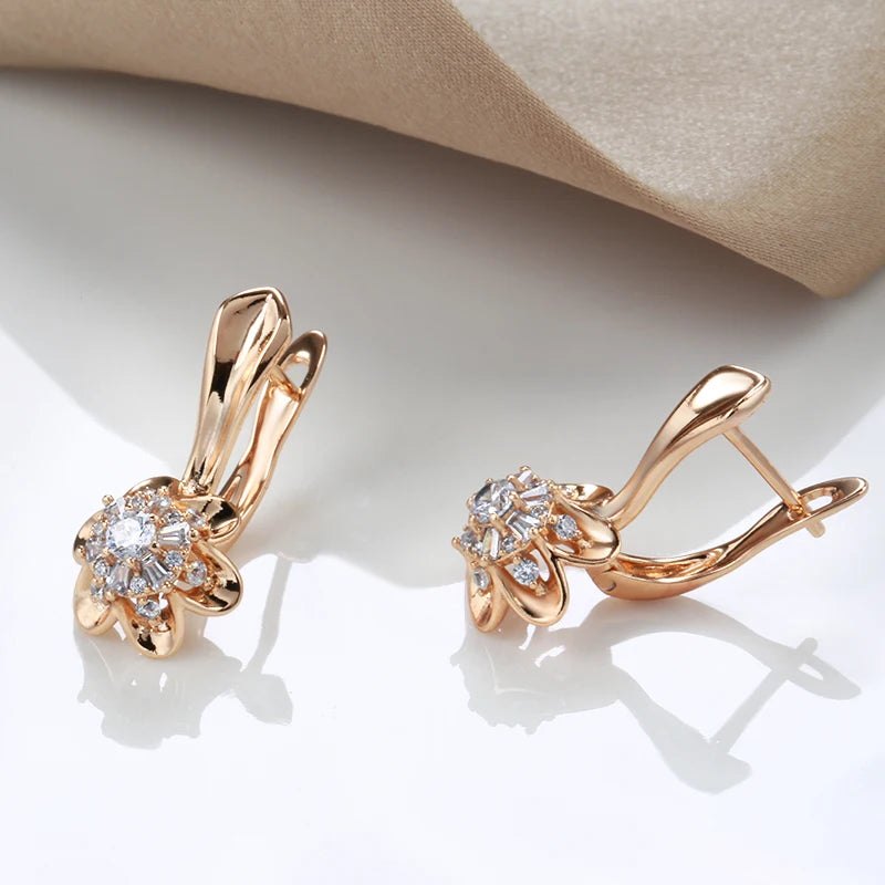 White Fancy 016 583 Rose Gold Casual Jewel Set