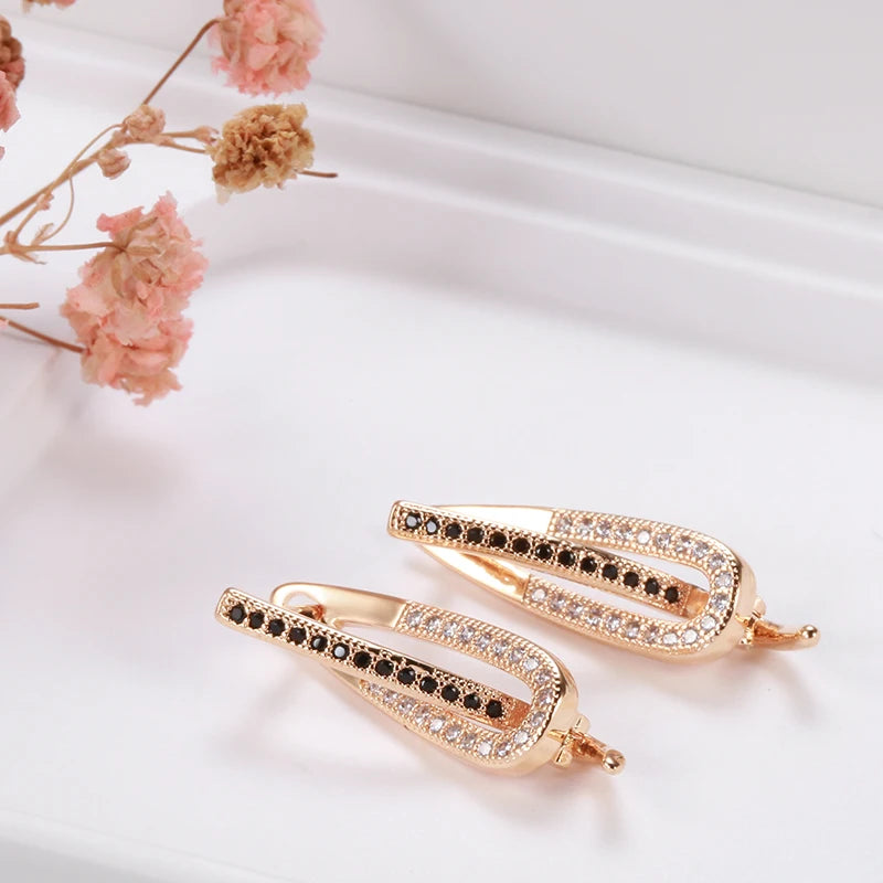 White Fancy 024 583 Rose Gold Casual Jewel Set