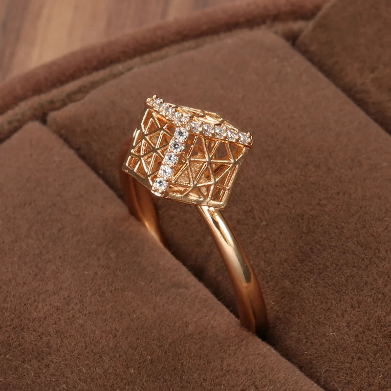 Best Luxury Shiny Gift Natural Ring For Women 036