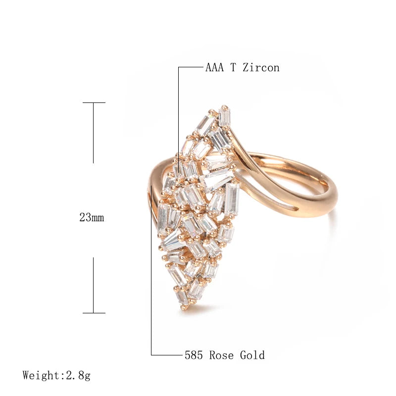 Best Luxury Shiny Gift Natural Ring For Women 040