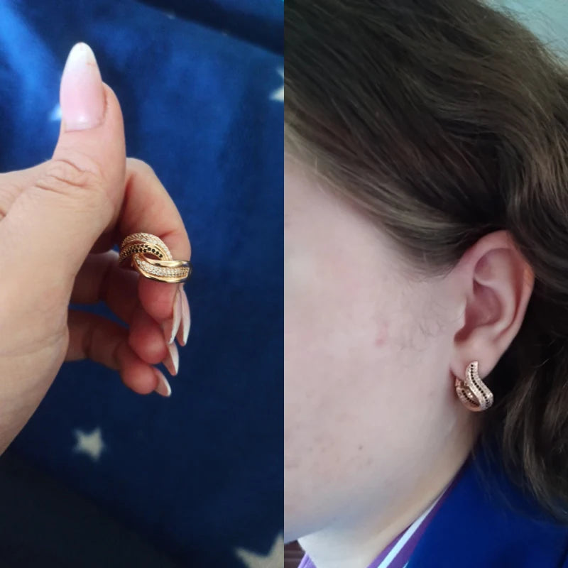 Colored Boho Textured Mixed Metals Travel Jewel Set 0022