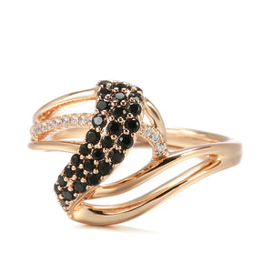 Trend Big Vintage Natural Glossy Metal Ethnic Bride Ring 069