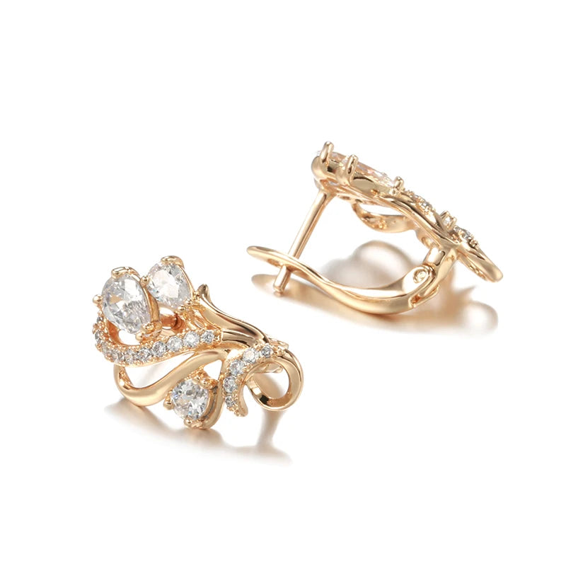 White Fancy 013 583 Rose Gold Casual Jewel Set