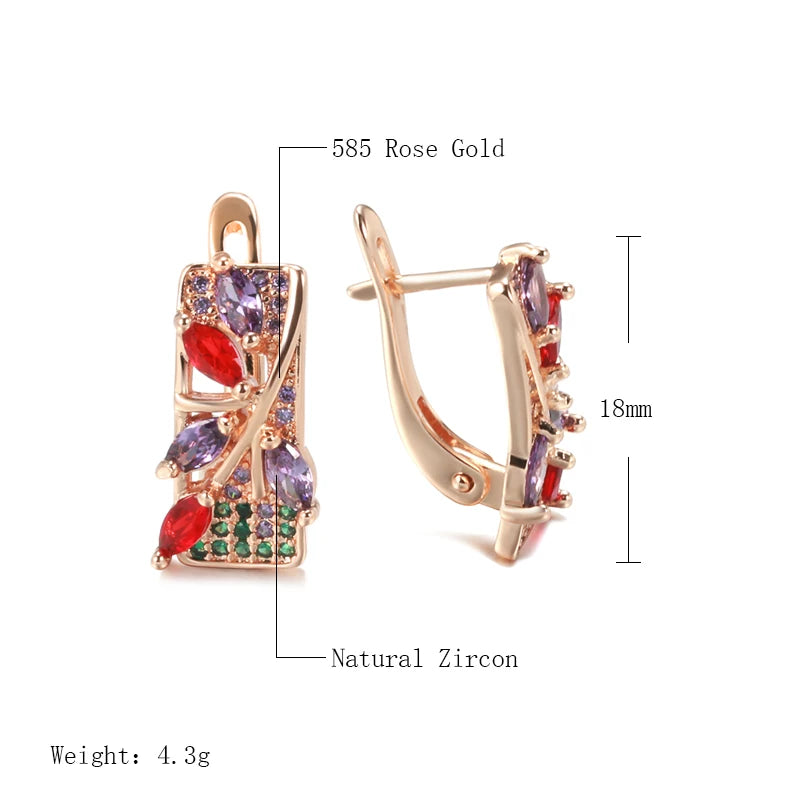 High Quality Daily Fancy Gold Colour Earrings 074