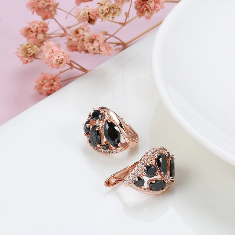 High Quality Daily Fancy Gold Colour Earrings 095