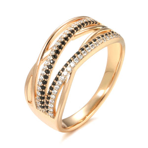 Trend Big Vintage Natural Glossy Metal Ethnic Bride Ring 028