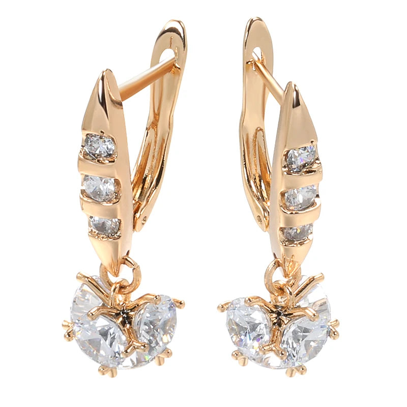 High Quality Daily Fancy Gold Colour Earrings 067