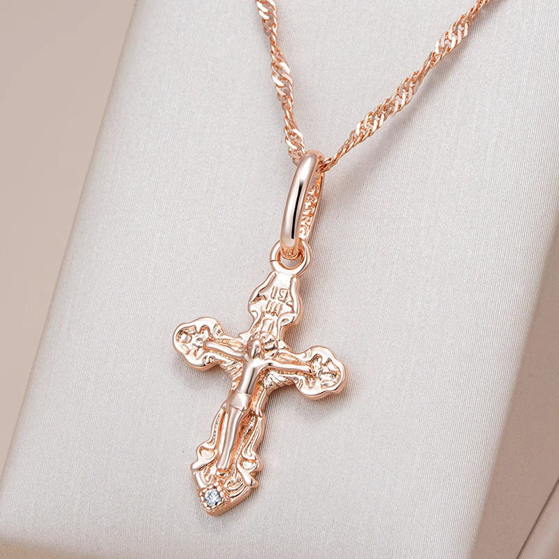 Luxury Cross Pendant Necklace