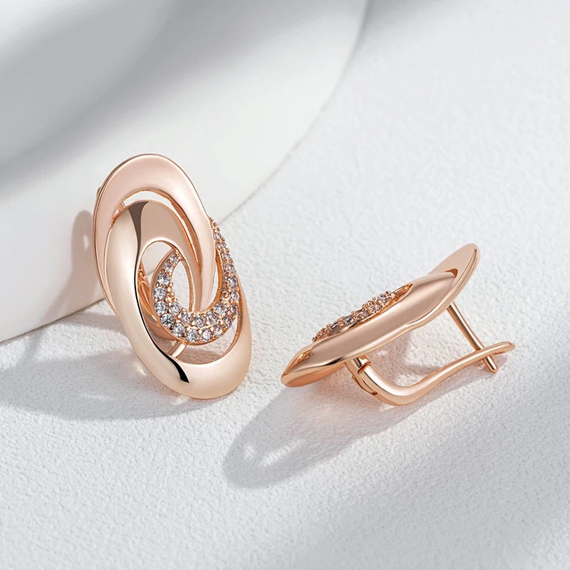 White Fancy 025 583 Rose Gold Casual Jewel Set