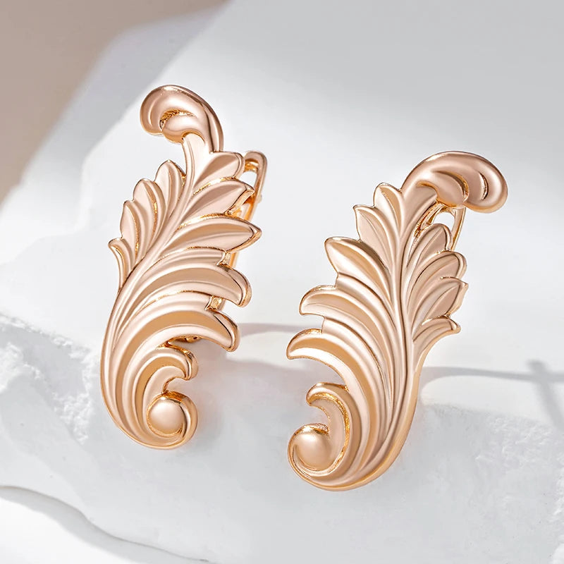 High Quality Daily Fancy Gold Colour Earrings 036