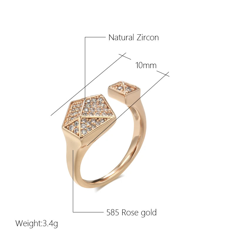 Best Luxury Shiny Gift Natural Ring For Women 096