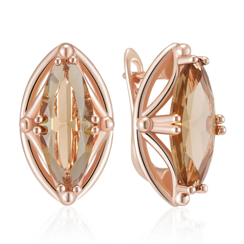 High Quality Daily Fancy Gold Colour Earrings 093