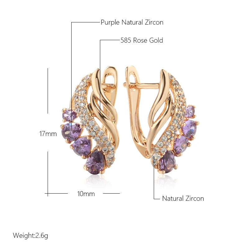 High Quality Daily Fancy Gold Colour Earrings 089