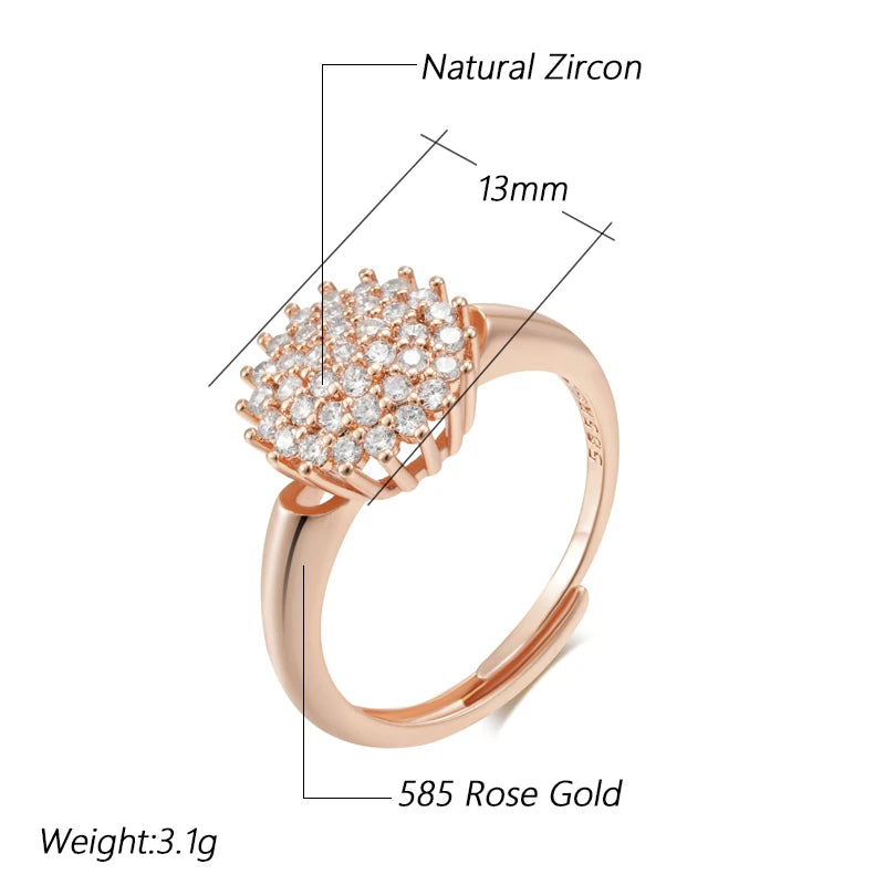 Best Luxury Shiny Gift Natural Ring For Women 048