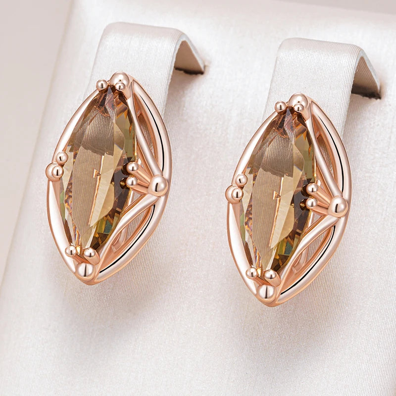 High Quality Daily Fancy Gold Colour Earrings 093