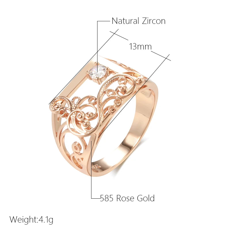 Best Luxury Shiny Gift Natural Ring For Women 024
