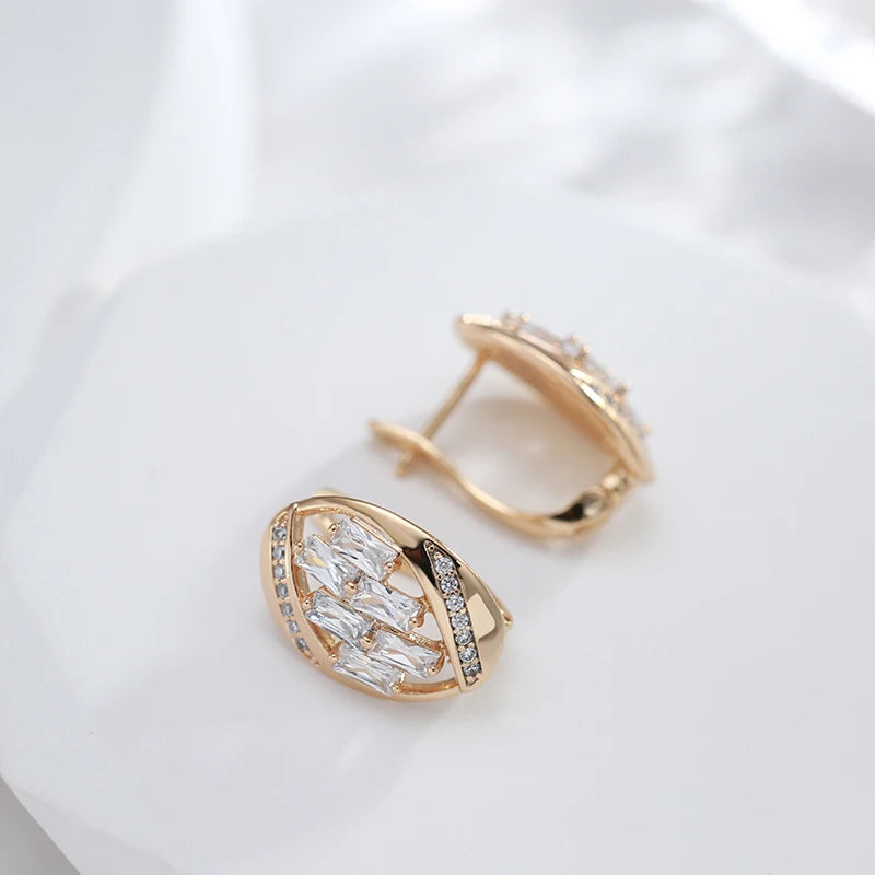 High Quality Daily Fancy Gold Colour Earrings 081