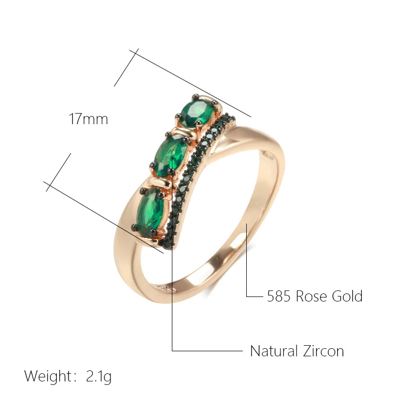 Hot New Green Natural Rings